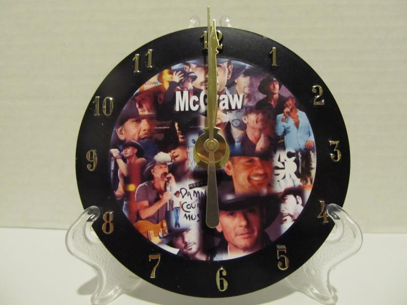 Tim McGraw CD clock