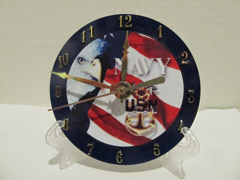 US Navy cd clock