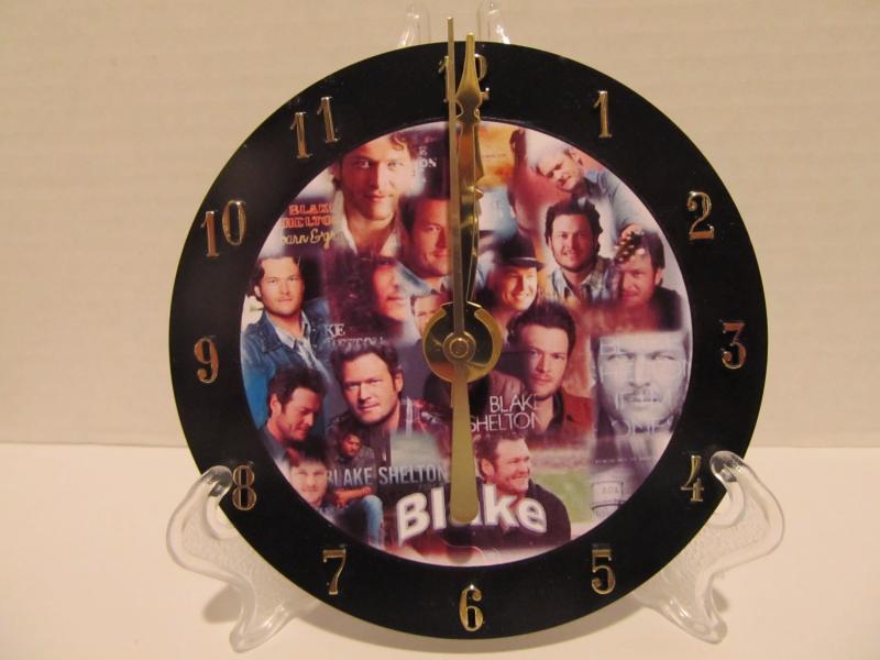 Blake Shelton CD clock
