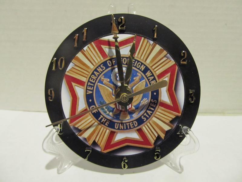 Veterans of Foreign Wars cd clock