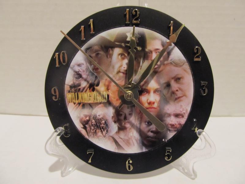 Walking Dead CD clock